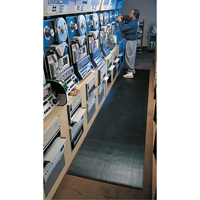 Tapis standard no 381, Ergonomique, 3' x 105' x 1/8", Noir Les Fournitures Industrielles Méga