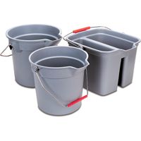Brute&reg; Bucket, 3.5 US Gal. (14 qt.) Capacity, Grey Les Fournitures Industrielles Méga