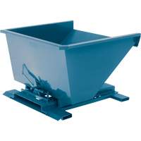 Self-Dumping Hopper, Steel, 3/4 cu.yd., Blue Les Fournitures Industrielles Méga