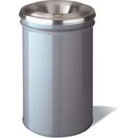 Poubelles Cease-Fire, M&eacute;tal, 4,5 gal. US Les Fournitures Industrielles Méga