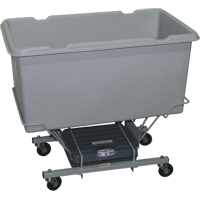 Scale Carts, Polyethylene, 33" L x 19" W x 29" H, 5 cu. Ft. Volume, 250 lbs. Capacity Les Fournitures Industrielles Méga