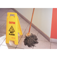 "Wet Floor" Safety Signs, English with Pictogram Les Fournitures Industrielles Méga
