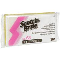 Scotch-Brite Light-Duty Scrub Sponge, Cellulose/Scrubbing, 3-1/2" W x 6" L Les Fournitures Industrielles Méga