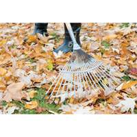 Pro Fan Rake, 24" Blade, 22 Tines, Hardwood Handle, Steel Blade Les Fournitures Industrielles Méga
