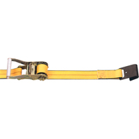 Tendeurs d'arrimage &agrave; cliquet, Crochet plat, 2" , 30' , Charge d'utilisation max. 3335 lb (1513 kg) Les Fournitures Industrielles Méga