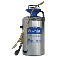 Premier Series Pro Sprayer, 2 gal. (7.6 L), Stainless Steel, 12" Wand Les Fournitures Industrielles Méga