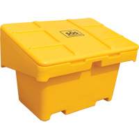 Salt Sand Container SOS, With Hasp, 42" x 29" x 30", 11 cu. Ft., Yellow Les Fournitures Industrielles Méga