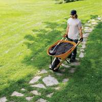 Pro Heavy-Duty Wheelbarrow, 6 cu. ft., Steel Tray Les Fournitures Industrielles Méga