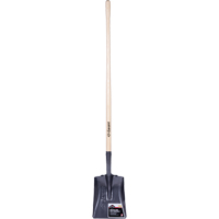 Pelle carr&eacute;e  Pro, Bois, Lame Acier durci, Manche en Droit, Longueur 48" Les Fournitures Industrielles Méga