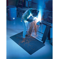 Tapis Weldsafe Ultrasoft no 447, Caoutchouc, 60' lo, 4' la x 9/16" &eacute;pais, Noir Les Fournitures Industrielles Méga