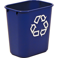 Recycling Container , Deskside, Plastic, 13-5/8 US Qt. Les Fournitures Industrielles Méga
