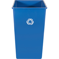 Recycling Station Container , Bulk, Plastic, 35 US gal. Les Fournitures Industrielles Méga