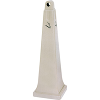 Groundskeeper Cigarette Waste Collectors, Free-Standing, Plastic, 1 US gal. Capacity, 39-3/4" Height Les Fournitures Industrielles Méga