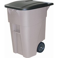 Contenants roulants Brute, Plastique, 50 gal. US Les Fournitures Industrielles Méga