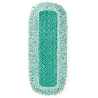 Hygen Dust Pads with Fringe, Hook and Loop Style, Microfibre, 18" L x 6" W Les Fournitures Industrielles Méga