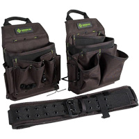 Tool Belt Combo, Polyester, Black Les Fournitures Industrielles Méga