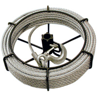 JGP-75A 3/4 Ton 100' Cable Assembly For JET Wire Grip Pullers Les Fournitures Industrielles Méga