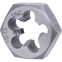 Fraise hexagonale SAE, dia. 1", Filet de 1/2"-13NC, Acier alli&eacute; Les Fournitures Industrielles Méga