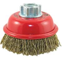 Brosse-boisseau &agrave; fils ondul&eacute;s MAXI-CRIMPED de premi&egrave;re qualit&eacute; Les Fournitures Industrielles Méga