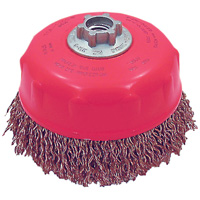 Brosse-boisseau &agrave; fils ondul&eacute;s MAXI-CRIMPED de premi&egrave;re qualit&eacute; Les Fournitures Industrielles Méga
