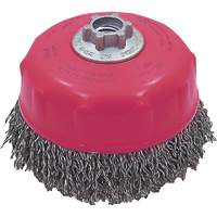Brosse-boisseau &agrave; fils ondul&eacute;s MAXI-CRIMPED de premi&egrave;re qualit&eacute; Les Fournitures Industrielles Méga