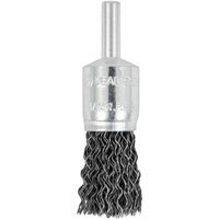 Brosse &agrave; fils cr&ecirc;p&eacute;s mont&eacute;e sur mandrin E050-20, 1/2", Fils 0,02", Tige 1/4" Les Fournitures Industrielles Méga