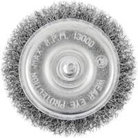 Brosse coupelle sertie sur tige Les Fournitures Industrielles Méga