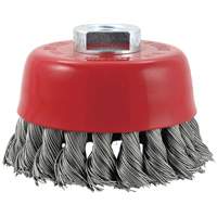 Brosse boisseau &agrave; fils nou&eacute;s torsad&eacute;s haute performance CK3201M14, 3" dia. Les Fournitures Industrielles Méga