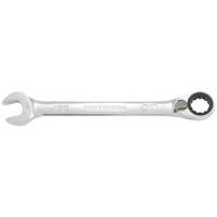 Cl&eacute; mixte r&eacute;versible &agrave; cliquet &agrave; long profil, 7/16", Fini Chrome Les Fournitures Industrielles Méga