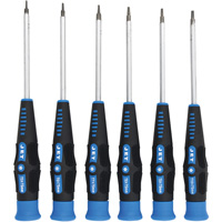 Jeu de tournevis de pr&eacute;cision Torx, 6 Les Fournitures Industrielles Méga