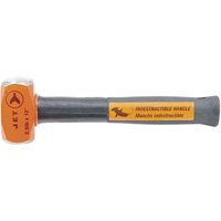 Indestructible Handle Sledge Hammer, 2.5 lbs., 12", Tubular Steel Handle Les Fournitures Industrielles Méga