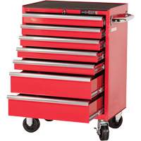 PRC2707 Armoire roulante de s&eacute;rie Pro, 7 tiroirs, 27" la x 16" p x Rouge Les Fournitures Industrielles Méga