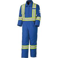 5522A High Visibility FR Rated & Arc Rated Safety Coveralls, Size 2X-Large, Royal Blue, 58 cal/cm² Les Fournitures Industrielles Méga