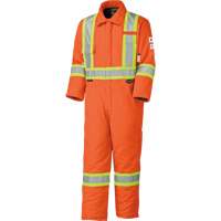 5532A High Visibility FR Rated & Arc Rated Safety Coveralls, Size 2X-Large, High Visibility Orange, 58 cal/cm² Les Fournitures Industrielles Méga
