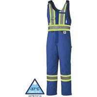 5524A High-Visibility Flame-Resistant Quilted Safety Coveralls, 2X-Large, Royal Blue Les Fournitures Industrielles Méga