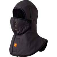 5565A Doublure FR robuste &agrave; col long pour casque, Noir, Coton Les Fournitures Industrielles Méga