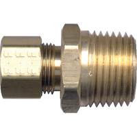 Raccord m&acirc;le de tuyau, 3/16" x 1/8" dia., Laiton Les Fournitures Industrielles Méga