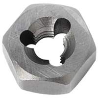 Hexagon Rethreading Bolt Die, 19/32" Dia., 1/4"-28 Thread, Chromium Steel Les Fournitures Industrielles Méga