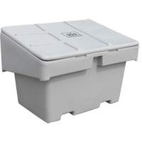 Contenants pour sel & sable SOS, 48" x 33" x 34", 18,5 pi³, Gris Les Fournitures Industrielles Méga