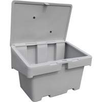 Contenants pour sel & sable SOS, 48" x 33" x 34", 18,5 pi³, Gris Les Fournitures Industrielles Méga