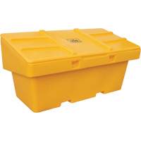 Salt Sand Container SOS, With Hasp, 72" x 36" x 36", 36 cu. Ft., Yellow Les Fournitures Industrielles Méga