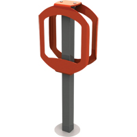 Supports pour bicyclettes Bike Stop, Acier, 2 bicyclettes Les Fournitures Industrielles Méga