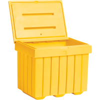 Conteneur d'entreposage &eacute;conomique pour sel/sable, 32" x 23" x 27-1/2", 10 pi³, Jaune Les Fournitures Industrielles Méga