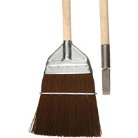 Railway & Track Broom with Chisel, Wood Handle, Polypropylene Bristles, 56" L Les Fournitures Industrielles Méga