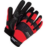 Gants performants &agrave; usage intensif avec paumes coussin&eacute;es, Taille Grand, Paume Synth&eacute;tique Les Fournitures Industrielles Méga