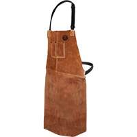 Tablier de soudage en cuir, Salopette, 36" lo, Brun Les Fournitures Industrielles Méga