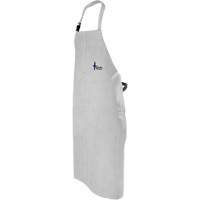 Tablier de soudage en cuir, Salopette, 52" lo, Gris perle Les Fournitures Industrielles Méga