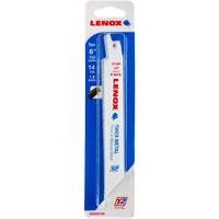 Lame de scie alternative &eacute;paisse pour le m&eacute;tal, Bim&eacute;tal, 14 Dents par pouce, 6" lo x 3/4" la Les Fournitures Industrielles Méga