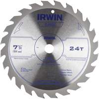 Classic Series Circular Saw Blade, 7-1/4", 24 Teeth, Wood Use Les Fournitures Industrielles Méga