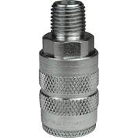 Coupleur de filetage pneumatique m&acirc;le de s&eacute;rie J pour industrie automobile Les Fournitures Industrielles Méga